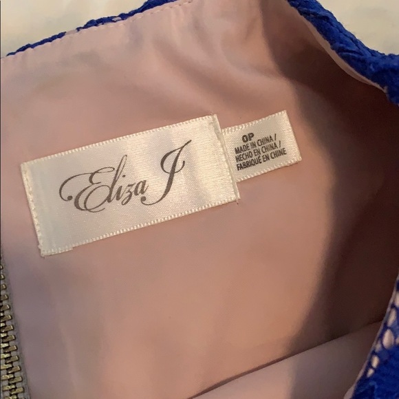 Like new Eliza J Bell Sleeve Shift Dress cobalt - Picture 6 of 8